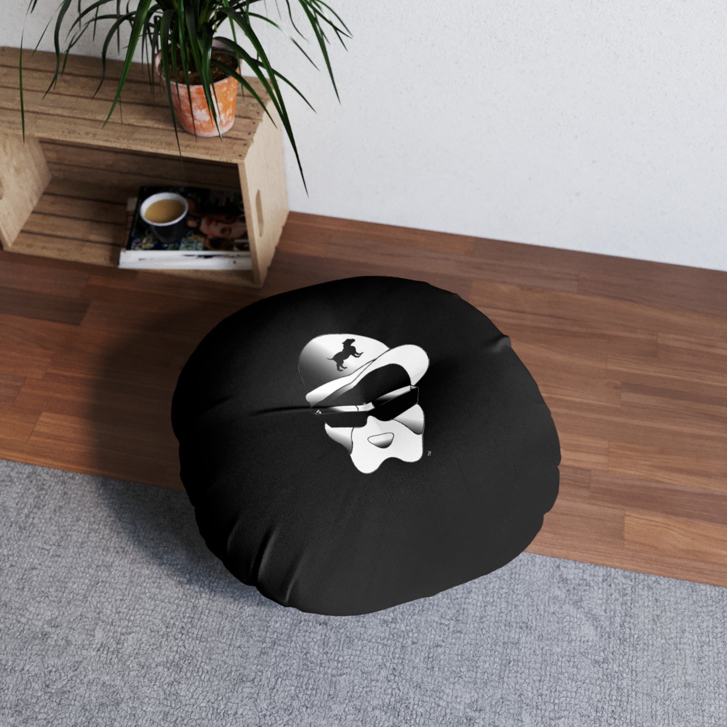 Driprime Streetwear DripDecor TM. Round Tufted Floor Pillow