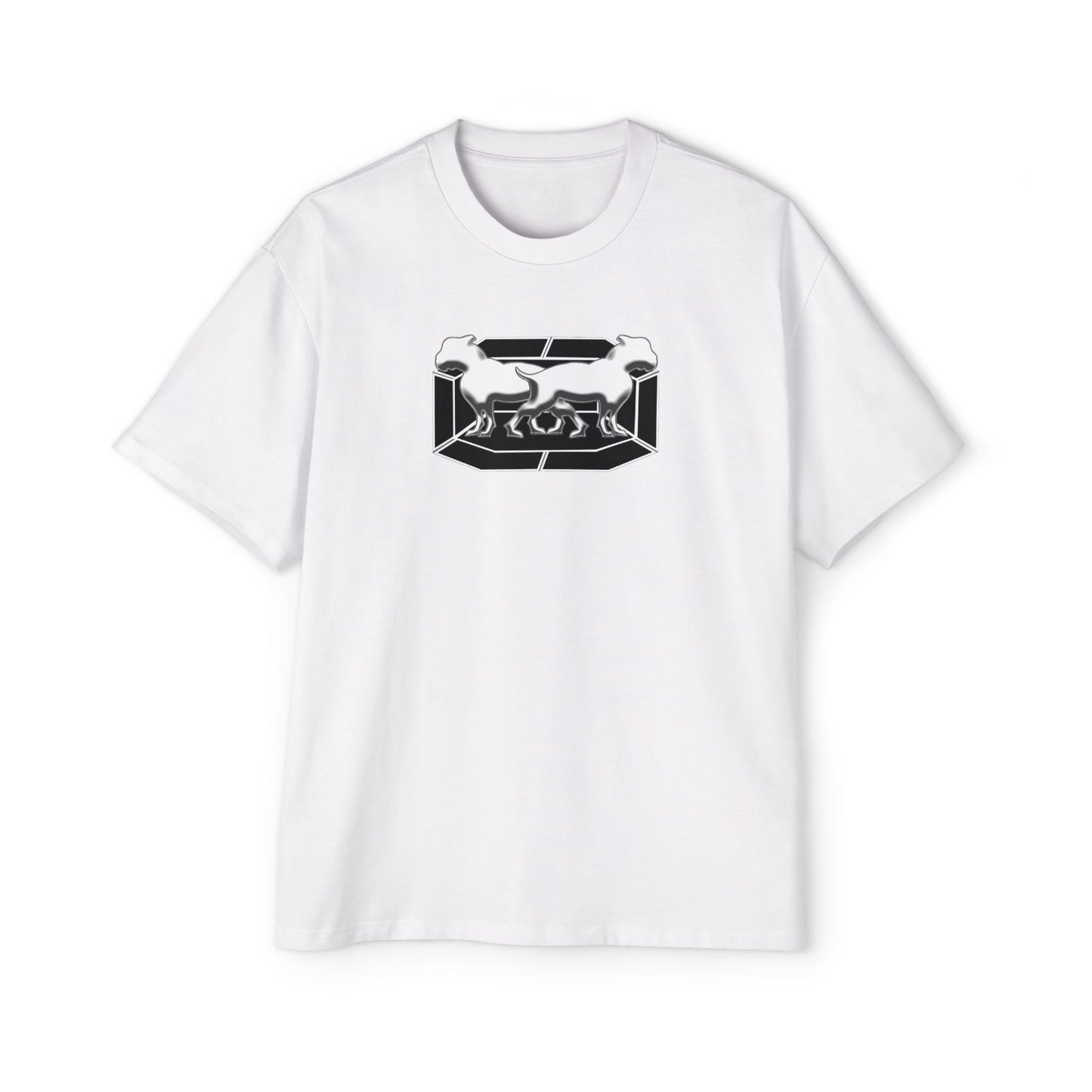 Driprime Streetwear Double Dogg Octagon TM. Oversized T-Shirt (Men's)