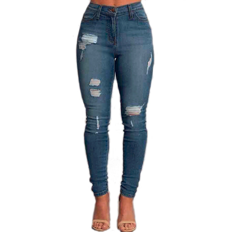 Driprime SnatchWaist TM. Ankle Zip Banded Skinny Jeans (Women's)