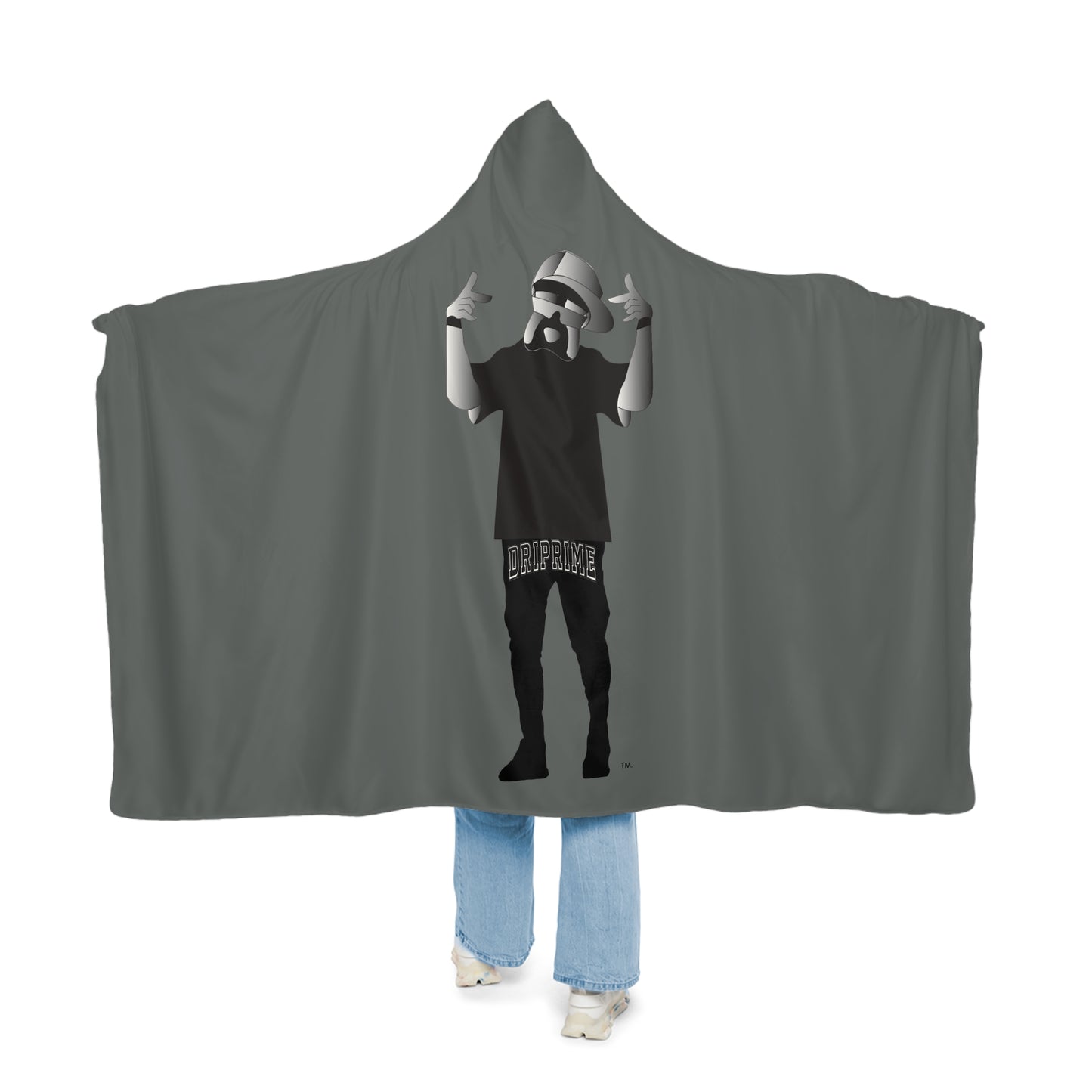 Driprime Streetwear Character TM. Hoodie Blanket (Men's)