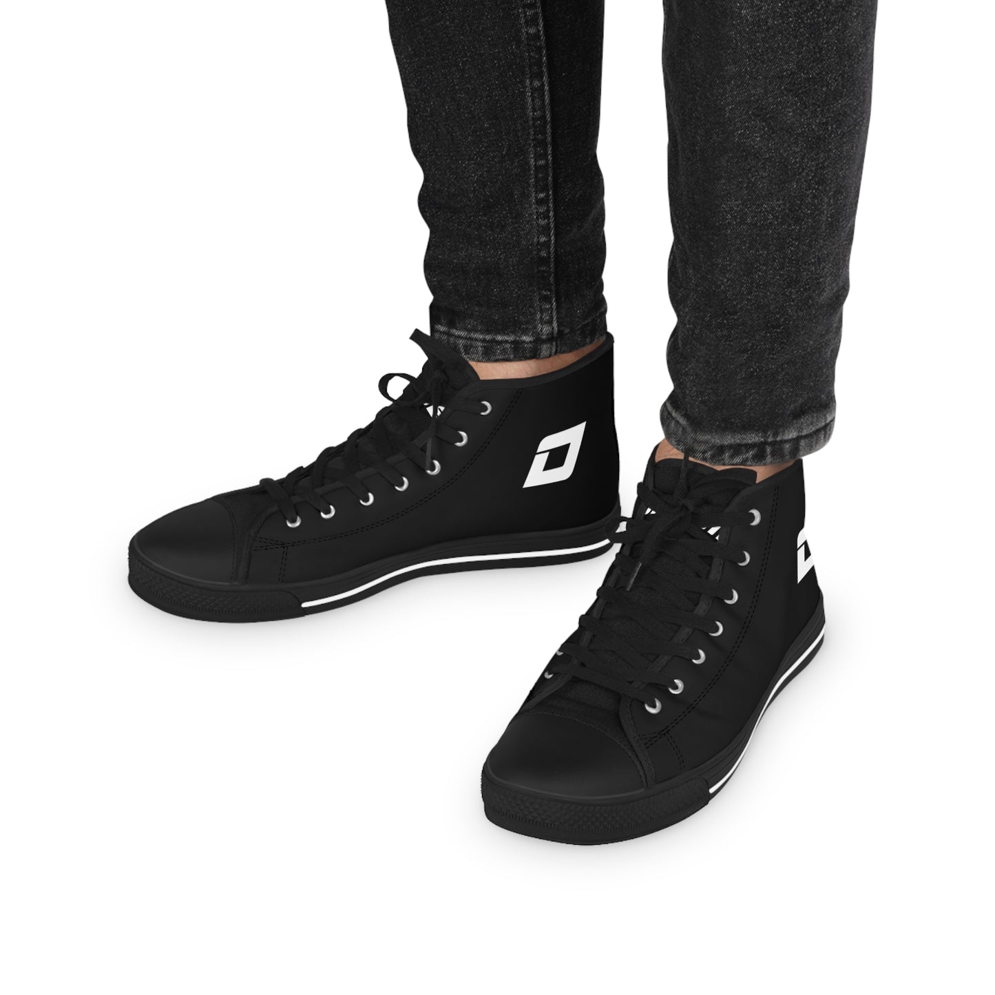 Driprime Streetwear D Slant Reverse Logo TM. High Tops (Men's)