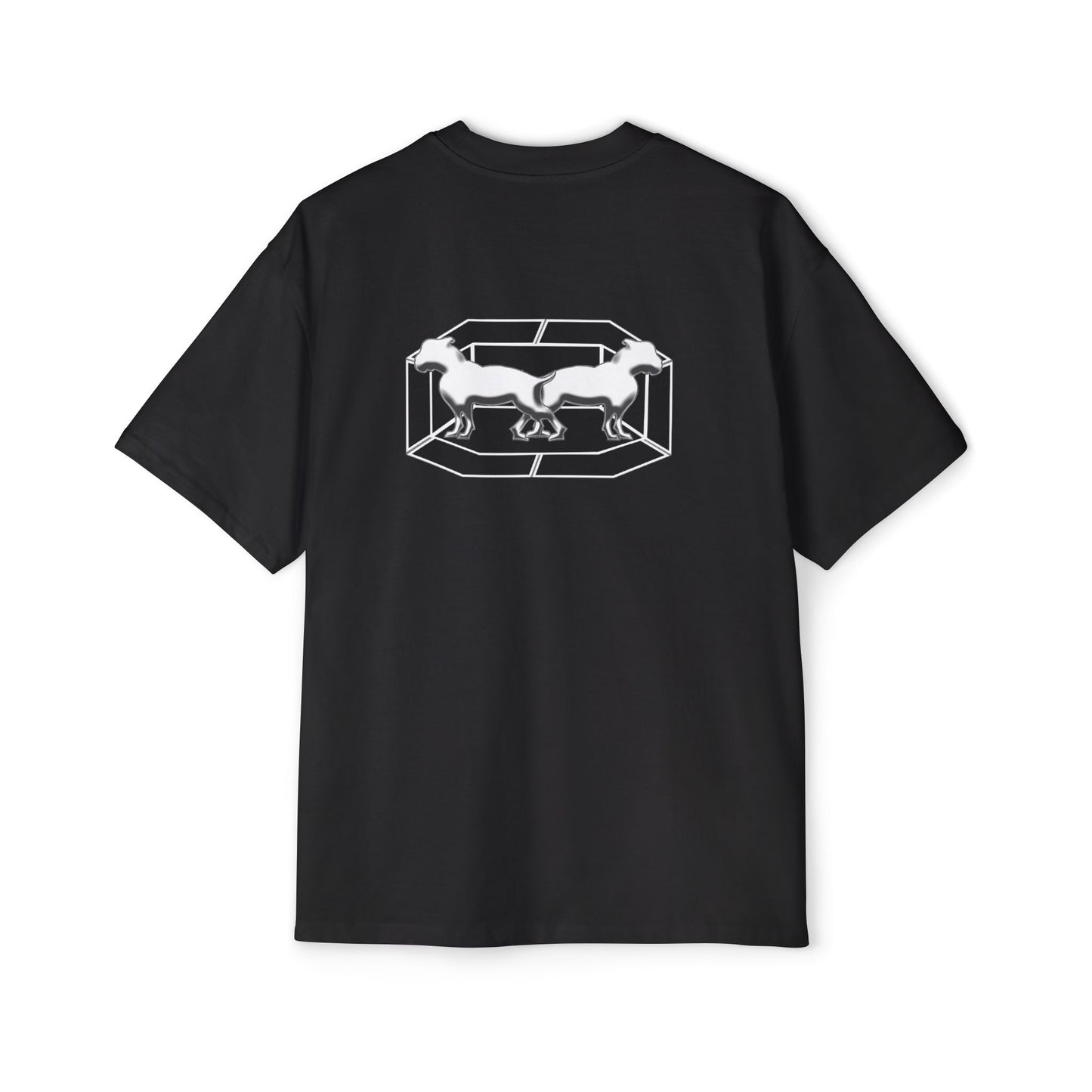 Driprime Streetwear Octagon TM. Double Dog Oversized T-Shirt (Men's)