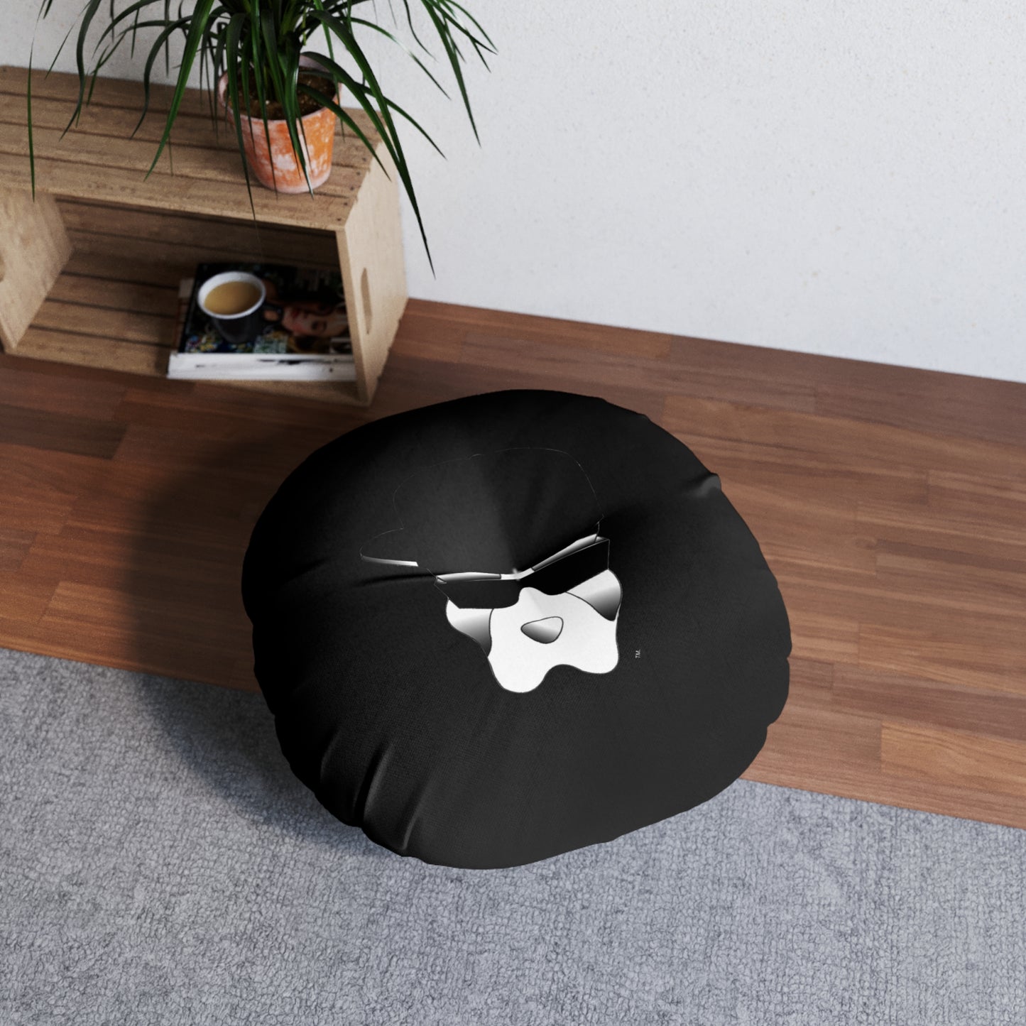 Driprime Streetwear DripDecor TM. Round Tufted Floor Pillow