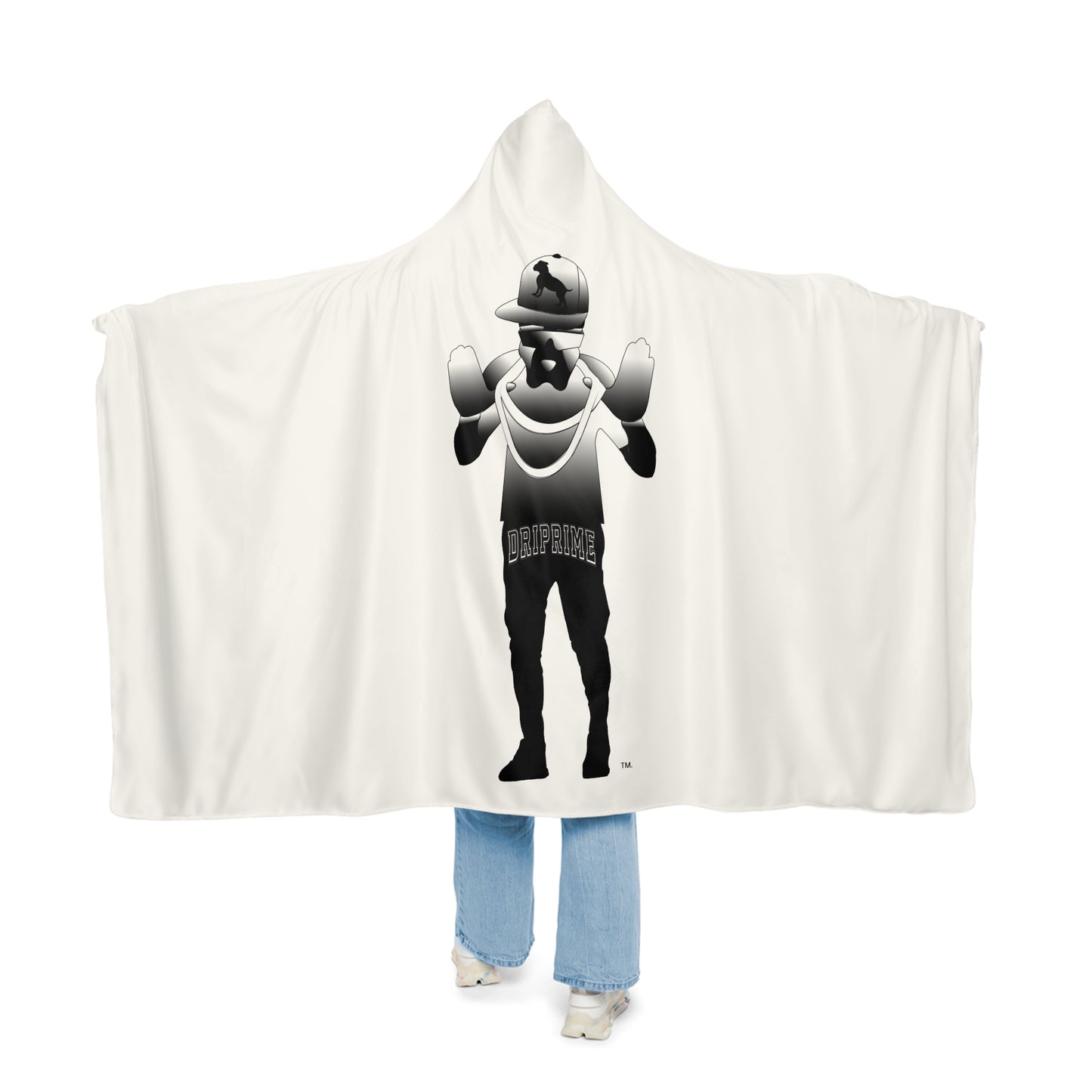 Driprime Streetwear Character TM. Hoodie Blanket (Men's)