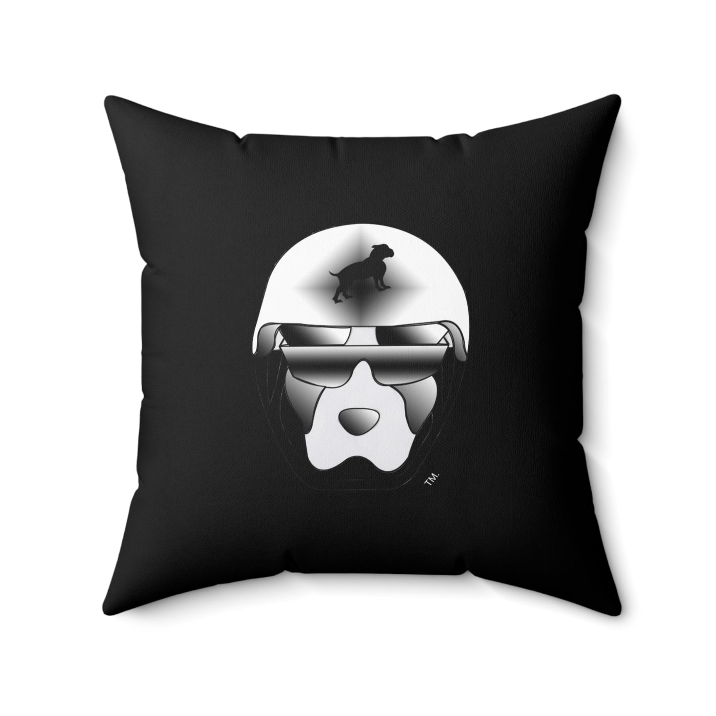 Driprime Streetwear DripDecor TM. SkateDogg TM. Polyester Square Pillow