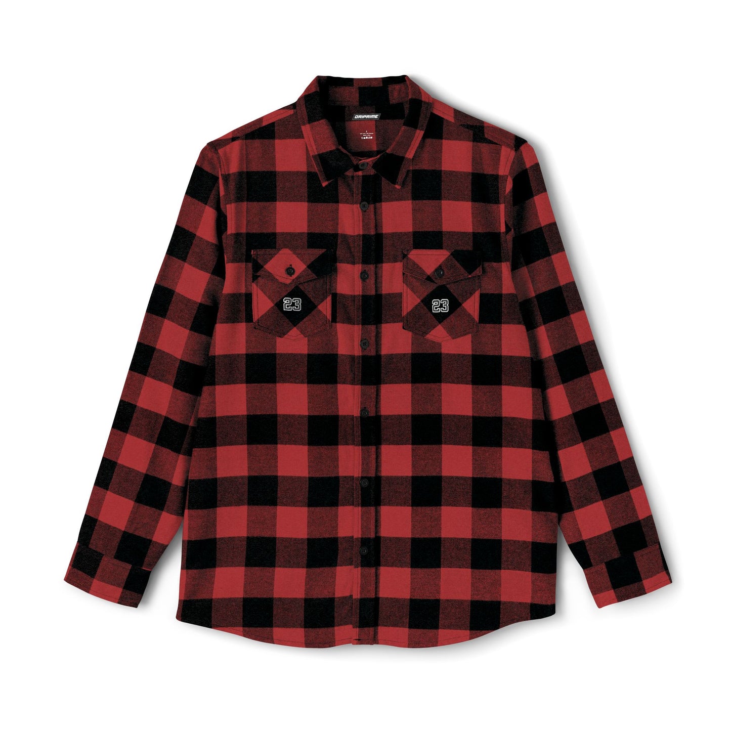 Driprime Streetwear Flannel Shirt Iconic 23 Logo (Men's)