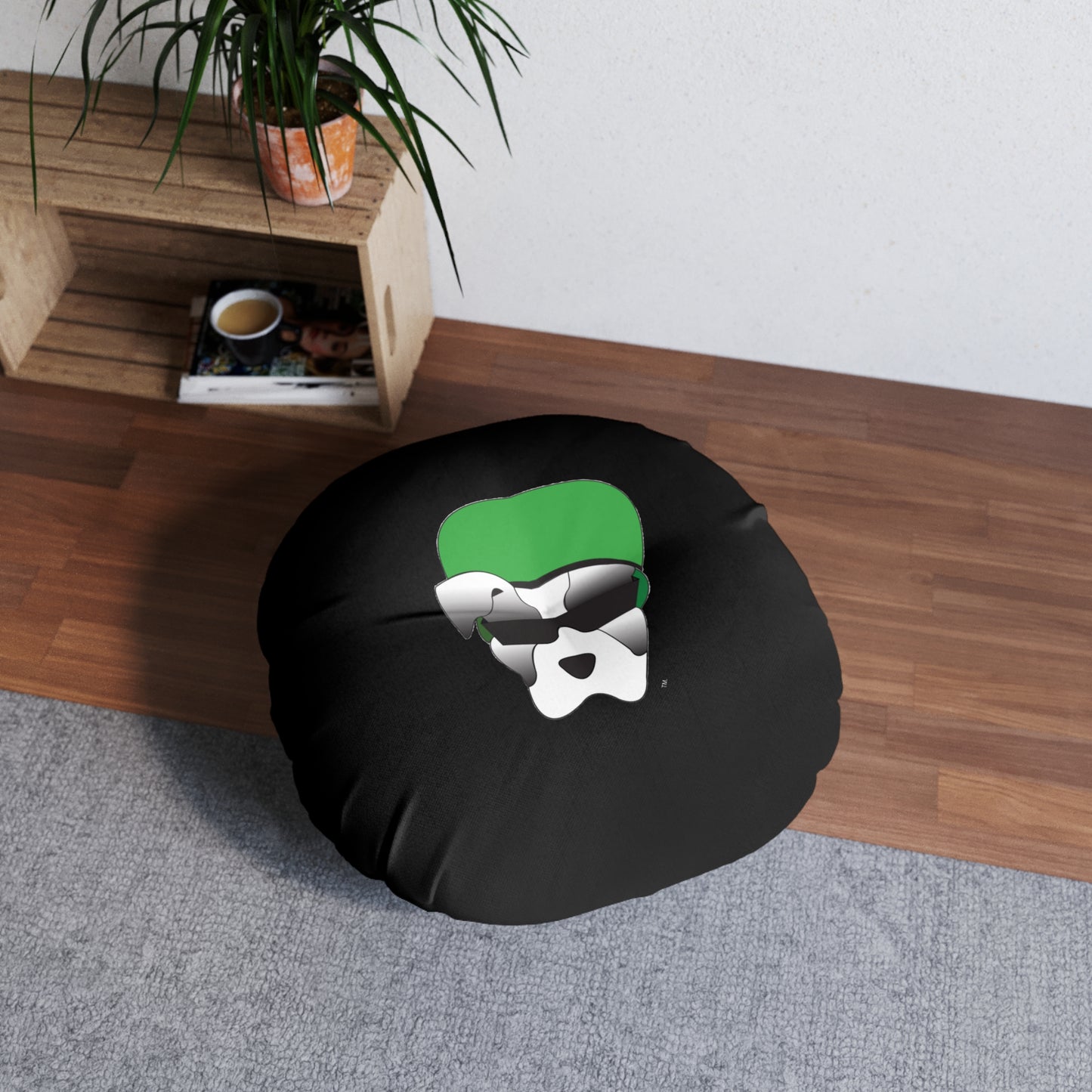 Driprime Streetwear DripDecor TM. Round Tufted Floor Pillow