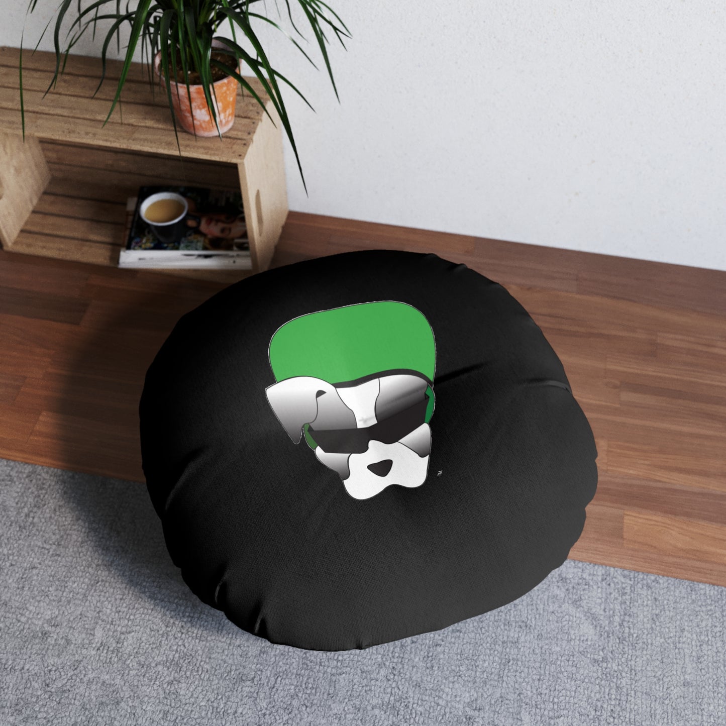 Driprime Streetwear DripDecor TM. Round Tufted Floor Pillow