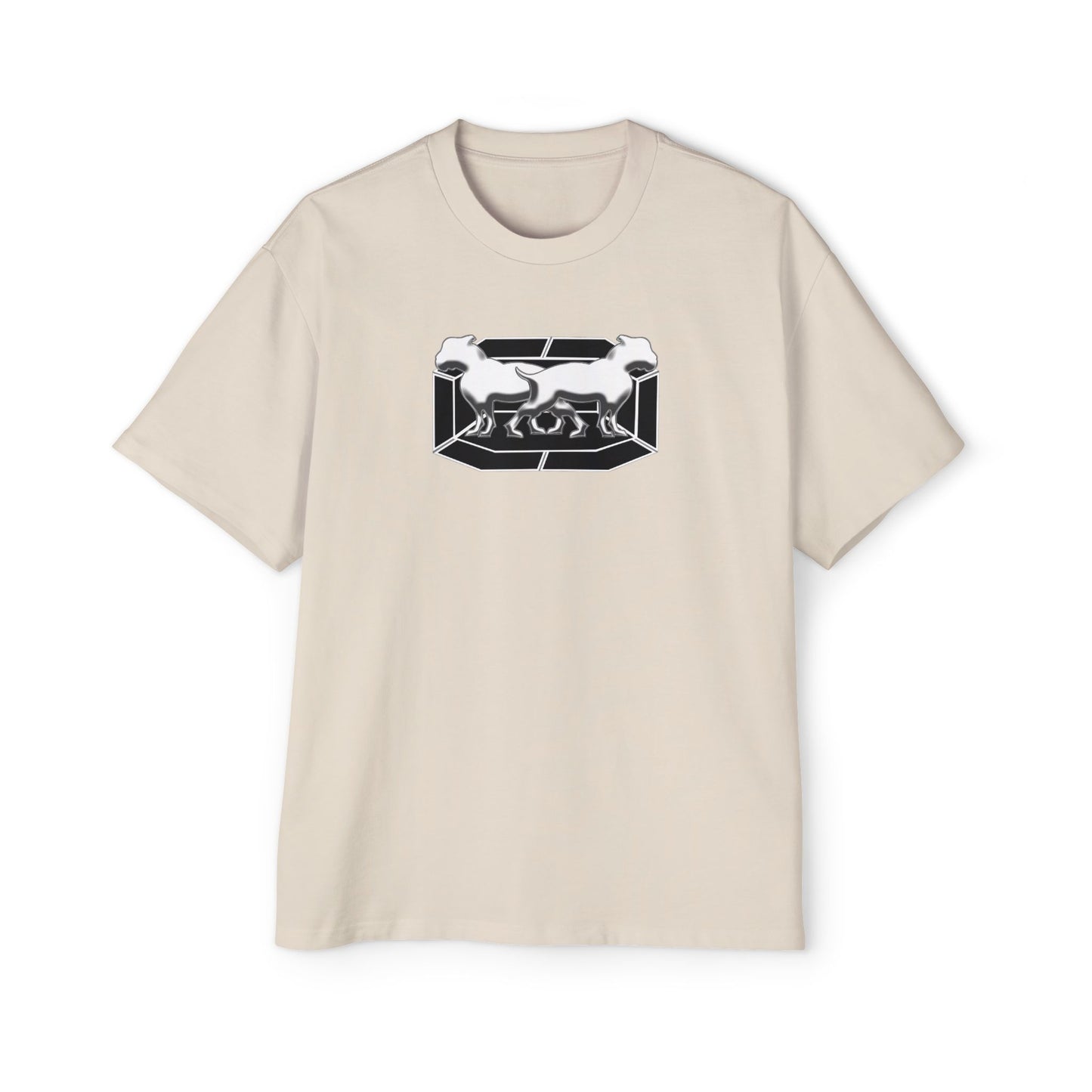 Driprime Streetwear Double Dogg Octagon TM. Oversized T-Shirt (Men's)