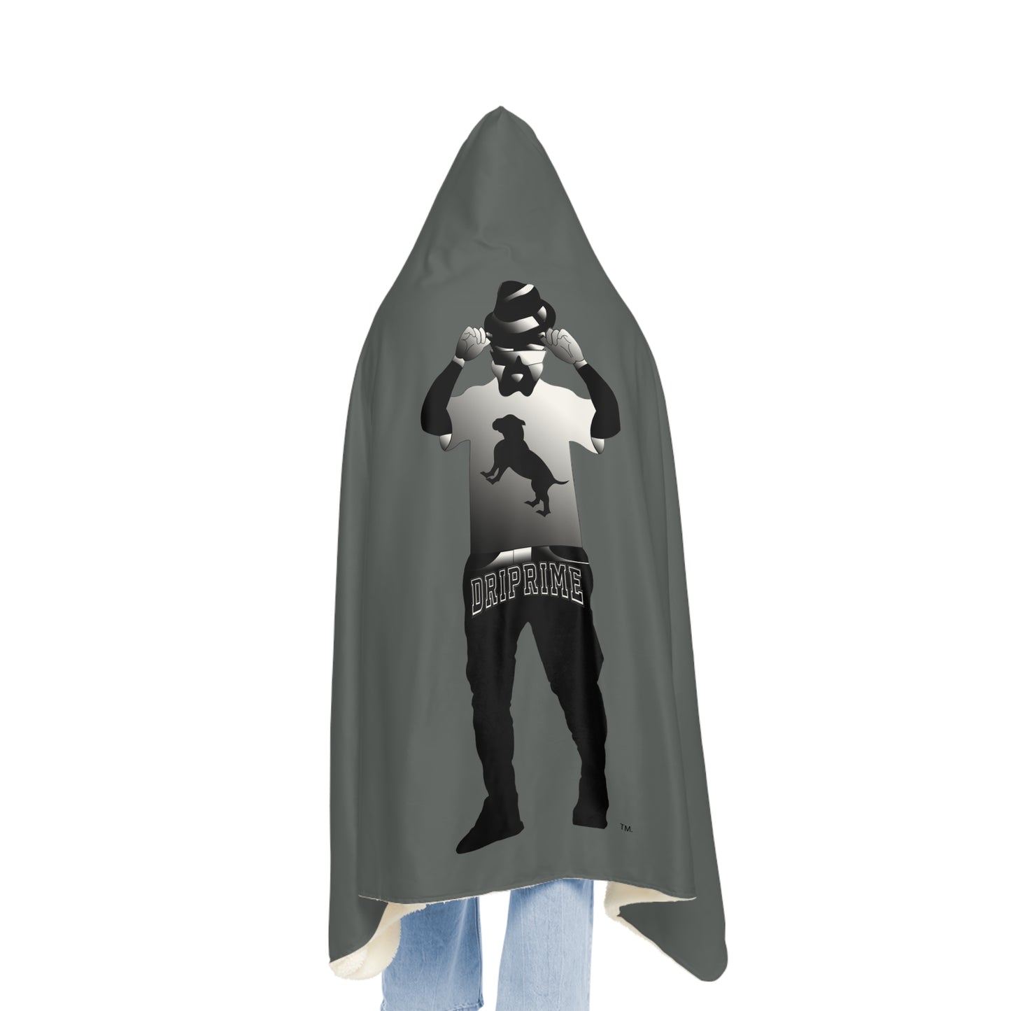 Driprime Streetwear Character TM. Hoodie Blanket (Men's)