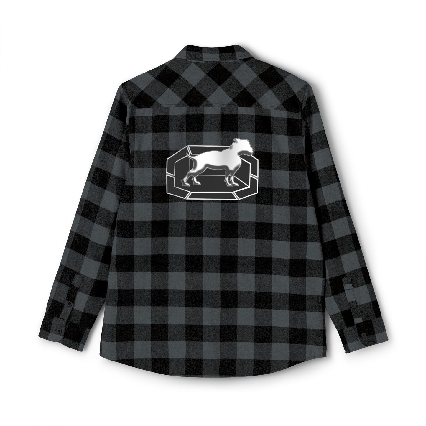 Driprime Streetwear Triple Octagon Iconic Dog TM. Flannel Shirt (Men's)