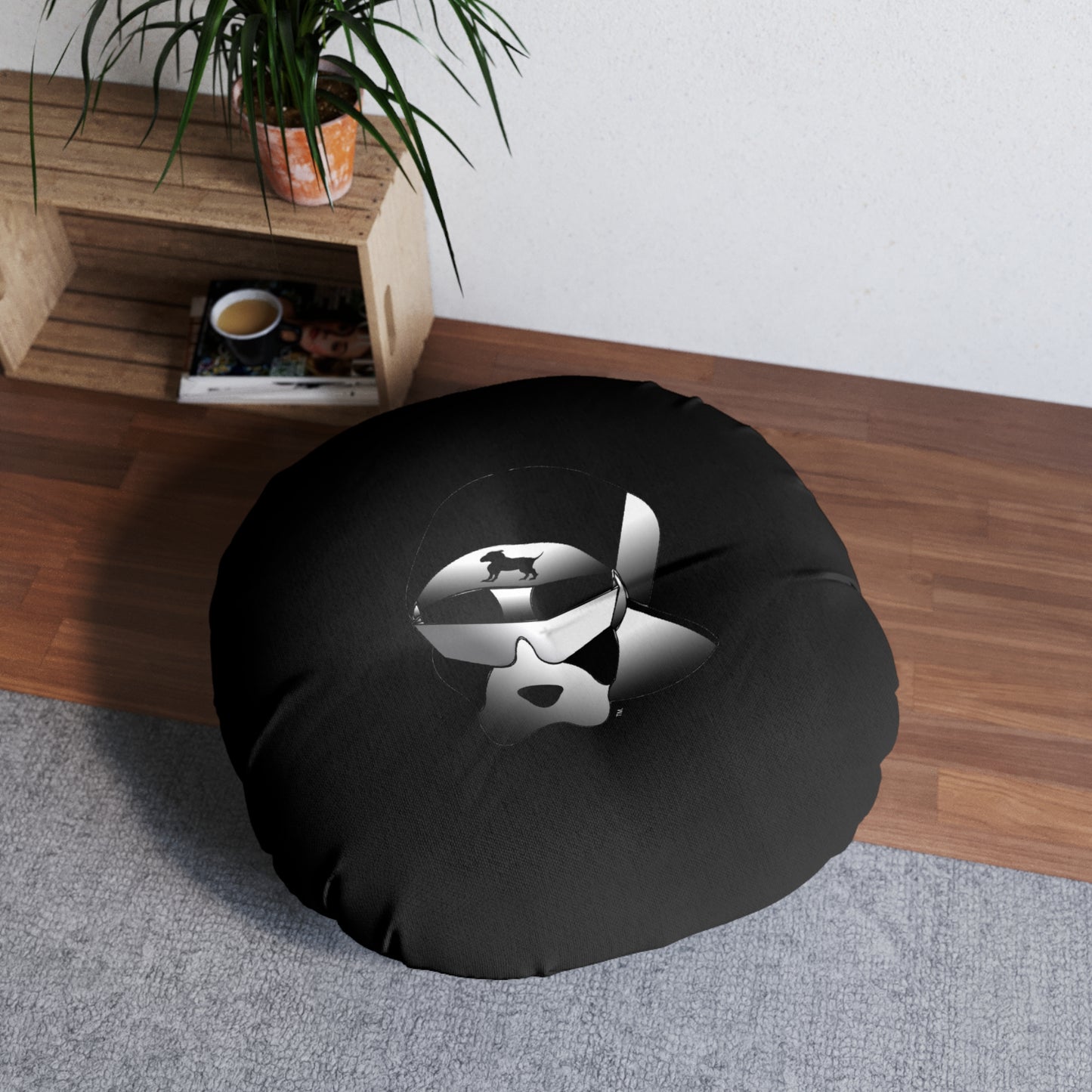 Driprime Streetwear DripDecor TM. Round Tufted Floor Pillow