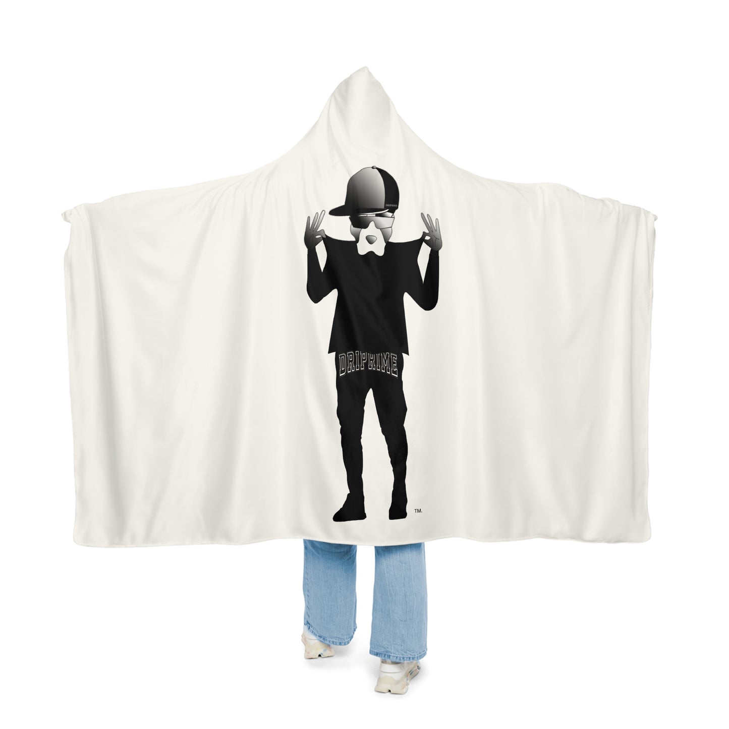 Driprime Streetwear Character TM. Hoodie Blanket (Men's)