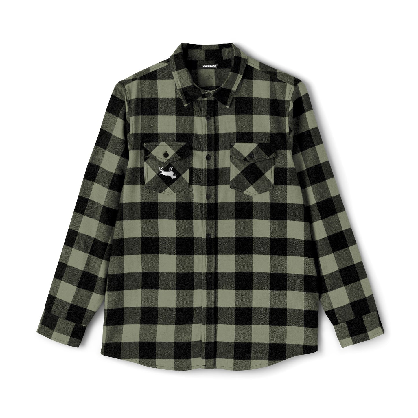 Driprime Streetwear Iconic Dog TM. Flannel Shirt (Men's)