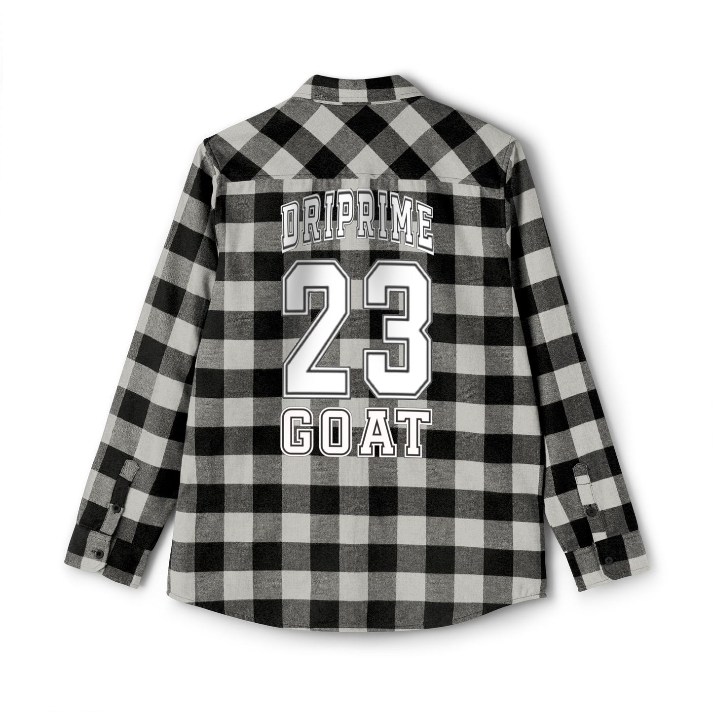 Driprime Streetwear 23 GOAT Flannel Shirt (Men's)