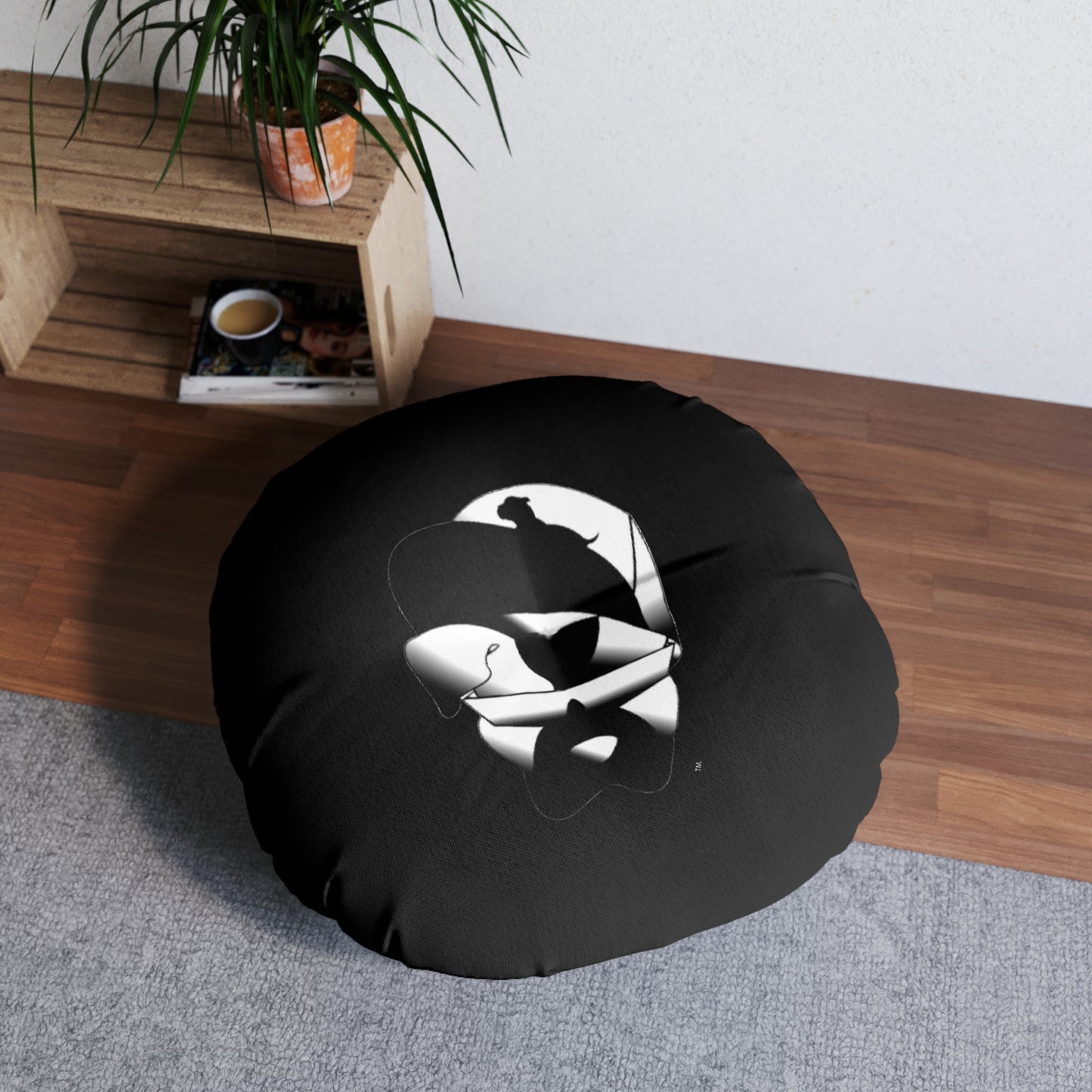 Driprime Streetwear DripDecor TM. Round Tufted Floor Pillow