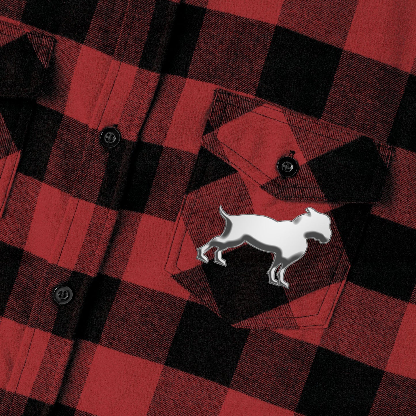 Driprime Streetwear Iconic Double Dog TM. Flannel Shirt (Men's)