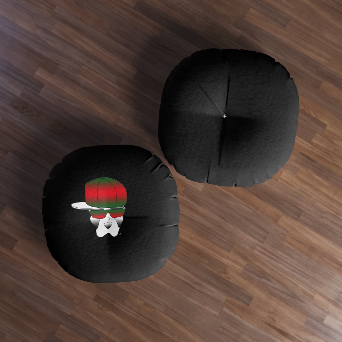 Driprime Streetwear DripDecor TM. Round Tufted Floor Pillow