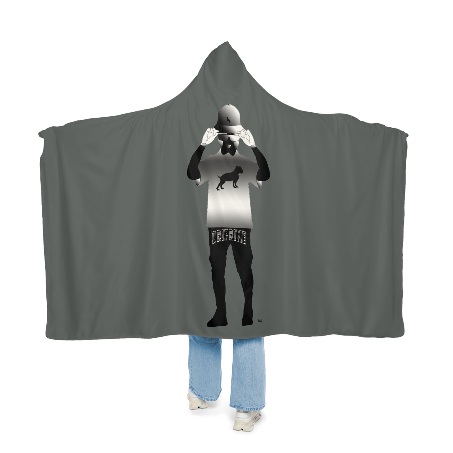 Driprime Streetwear Character TM. Hoodie Blanket (Men's)