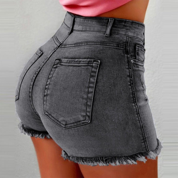 Driprime DimePiece TM. High Waist Denim Shorts (Women's)