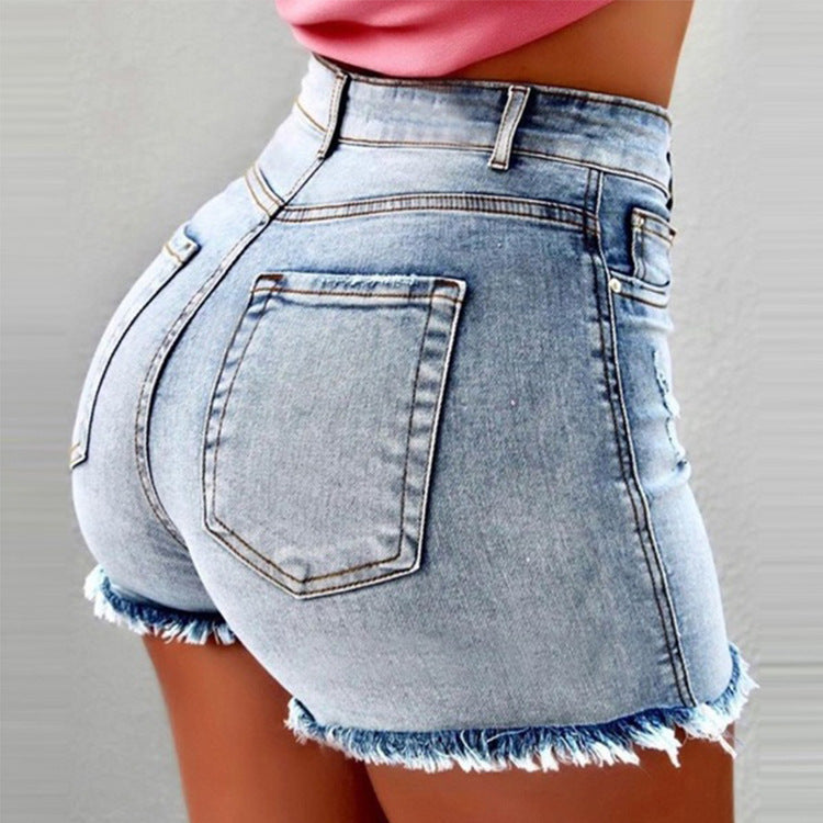 Driprime DimePiece TM. High Waist Denim Shorts (Women's)