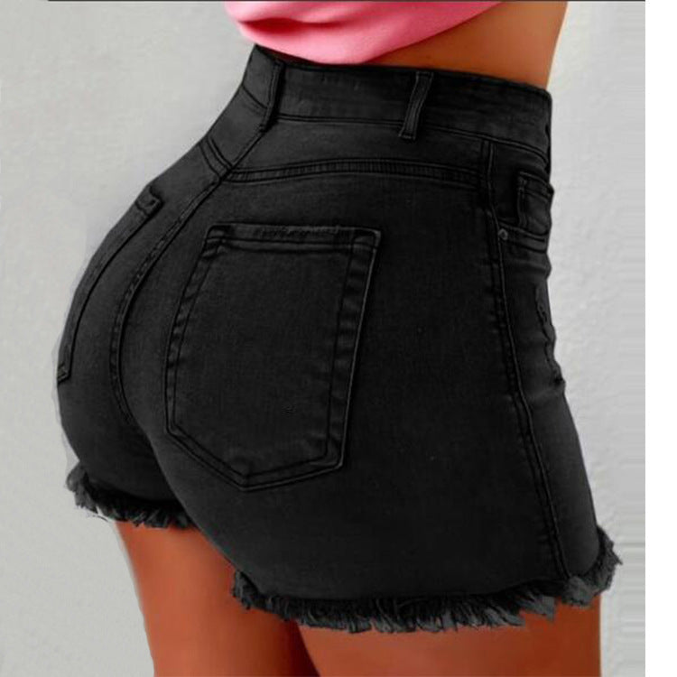 Driprime DimePiece TM. High Waist Denim Shorts (Women's)