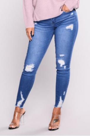 Driprime Bootylicious TM. High-Waisted RipStretch TM. Skinny Jeans (Women's)