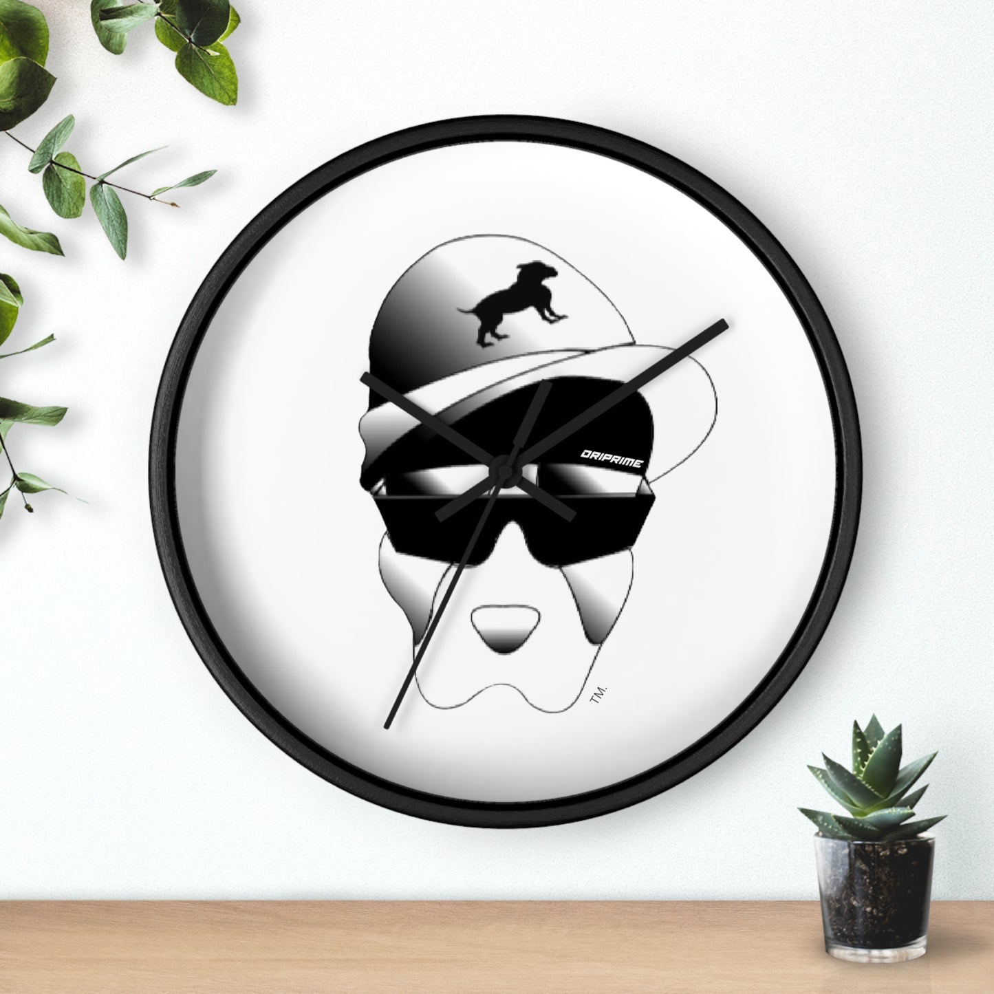 Driprime Streetwear Character DripDecor TM. Wall Clock