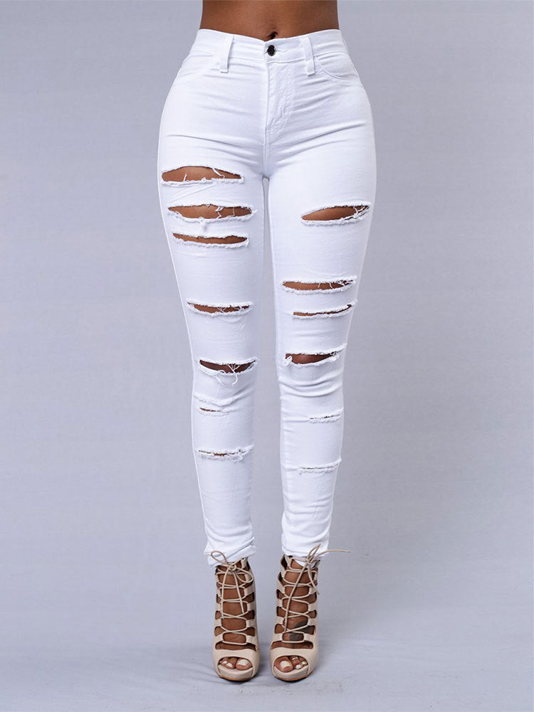 Driprime Curvacious TM. Ripped Skinny Jeans (Women's)