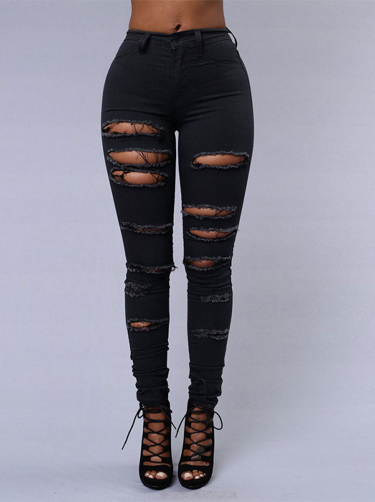 Driprime Curvacious TM. Ripped Skinny Jeans (Women's)