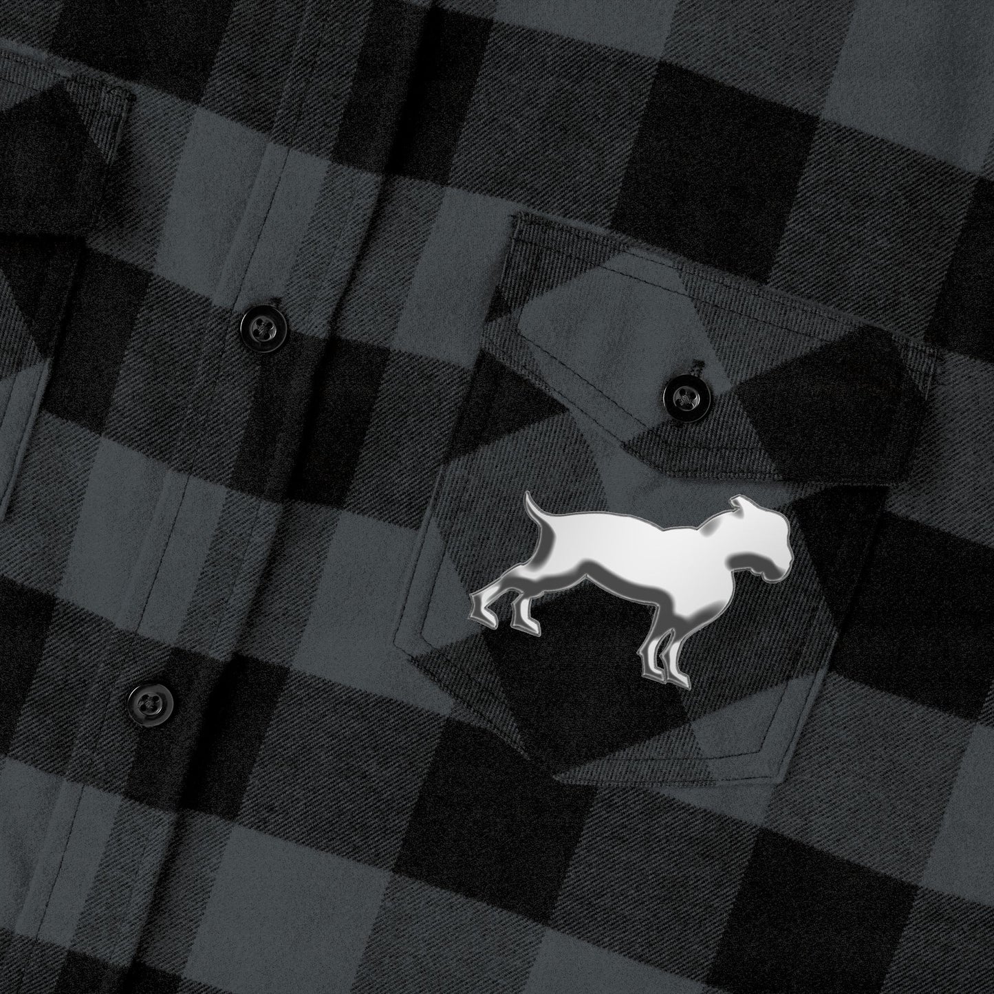 Driprime Streetwear Iconic Double Dog TM. Flannel Shirt (Men's)