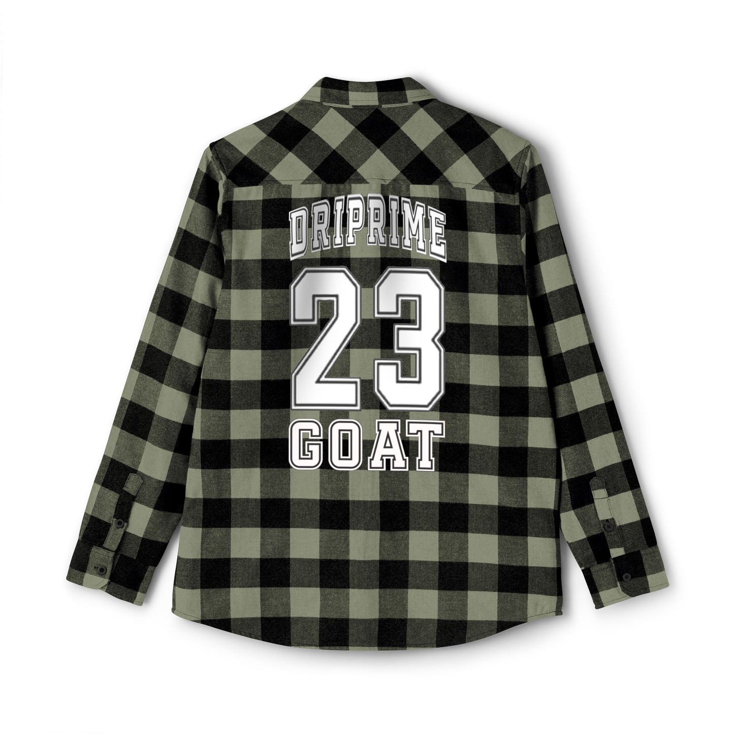 Driprime Streetwear 23 GOAT Flannel Shirt (Men's)