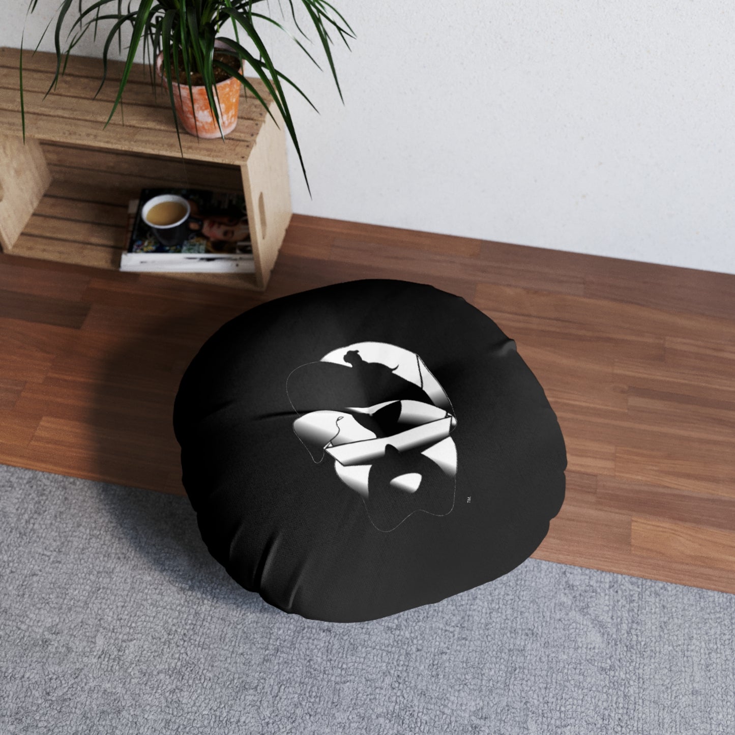 Driprime Streetwear DripDecor TM. Round Tufted Floor Pillow