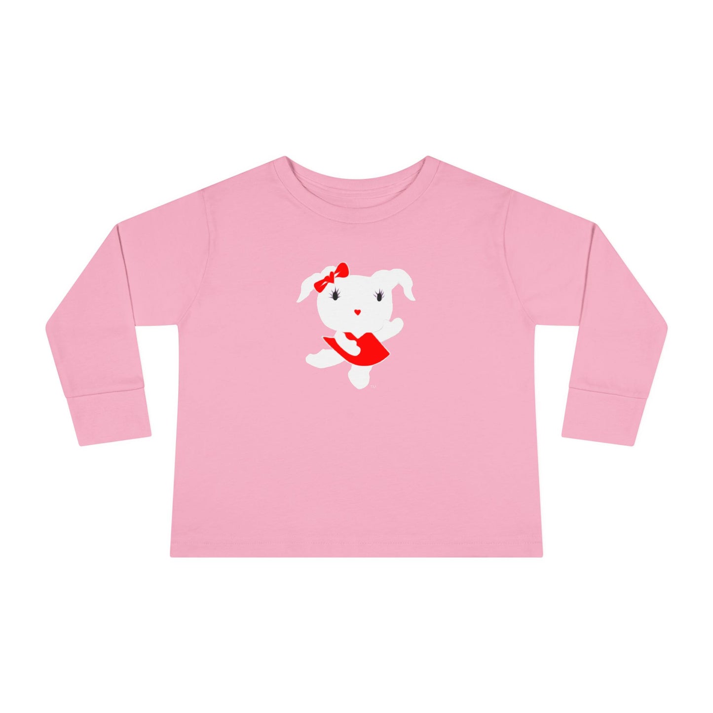 Driprime Toddler Cutie Pie TM. Character Long Sleeve Tee (Girls)