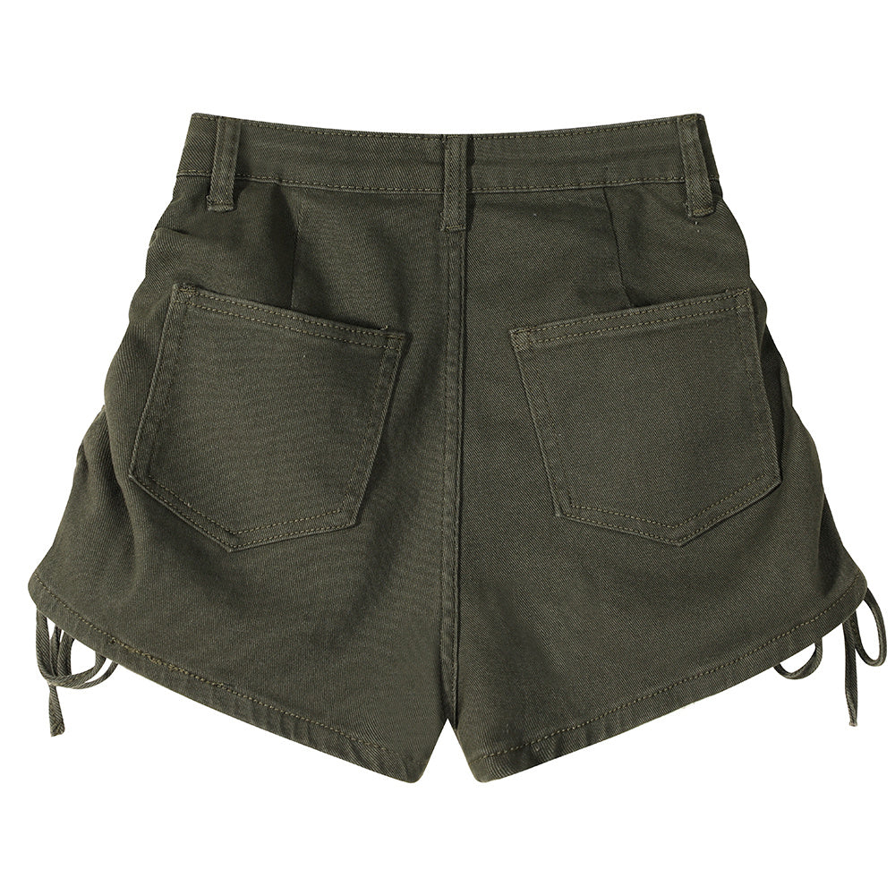 Driprime DimePiece TM. High Waisted Drawstring Shorts (Women's)