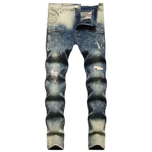 Driprime Streetwear Skinny Straight Jeans (Men's)