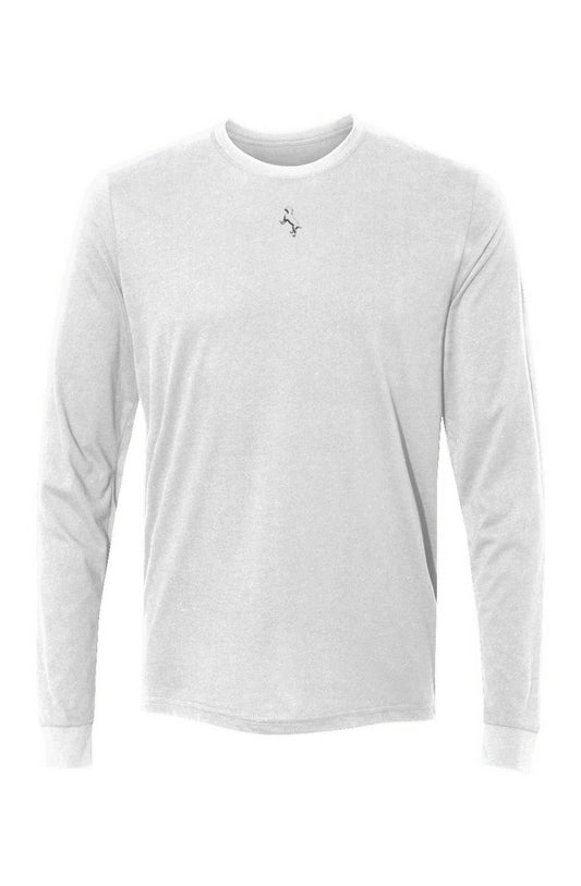 Sueded Long Sleeve Crew