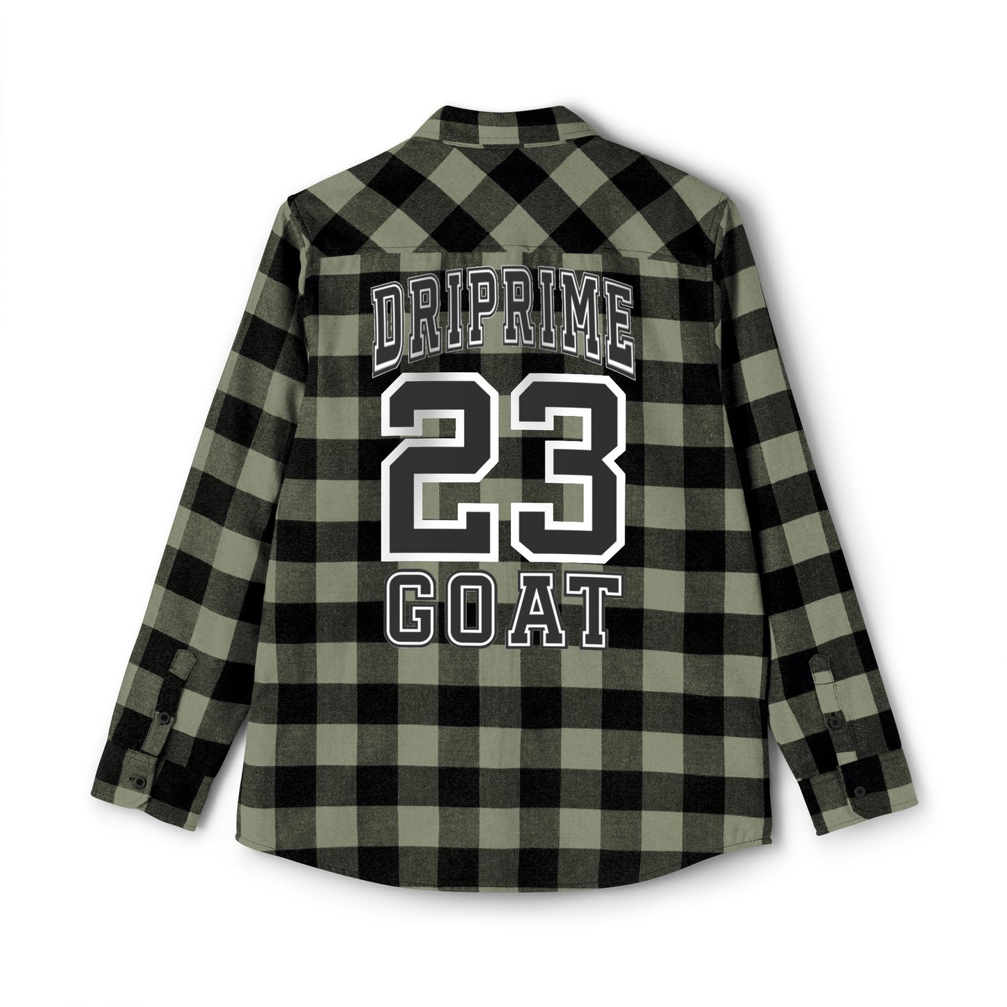 Driprime Streetwear Flannel Shirt 23 Goat (Men's)