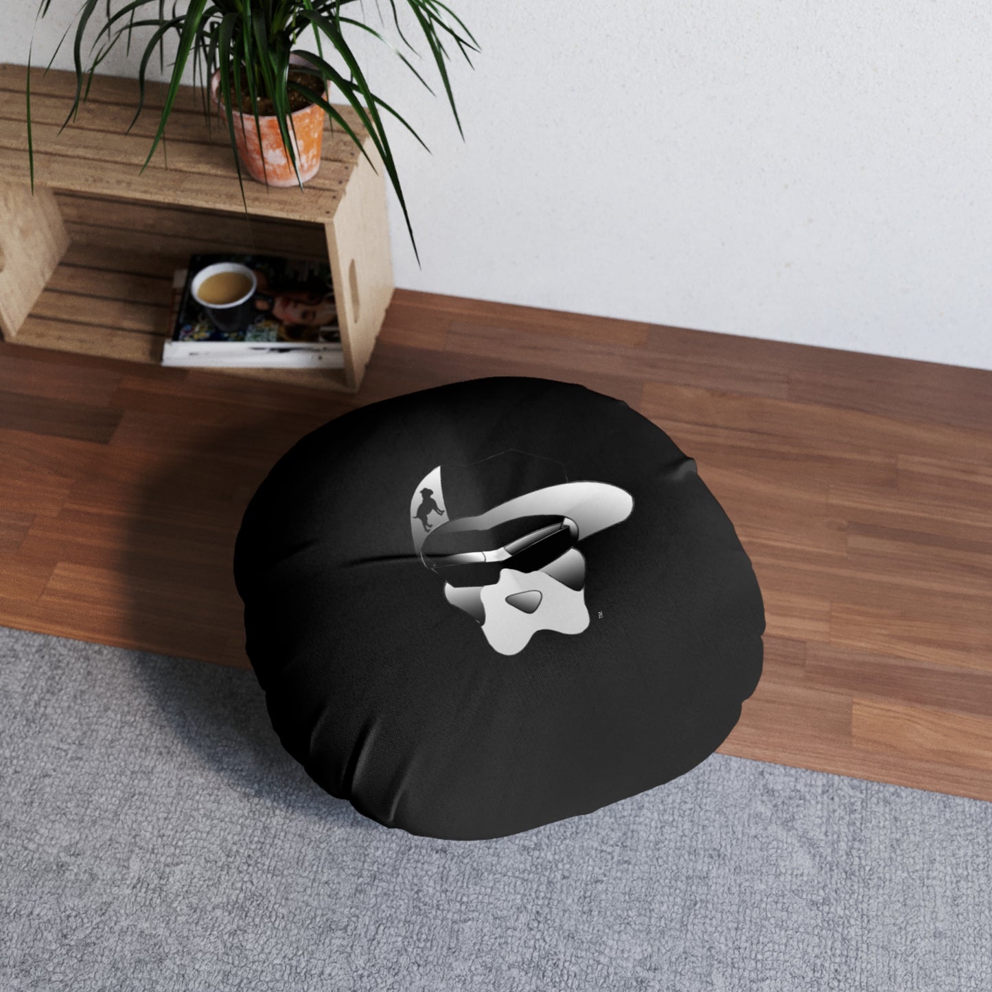 Driprime Streetwear DripDecor TM. Round Tufted Floor Pillow