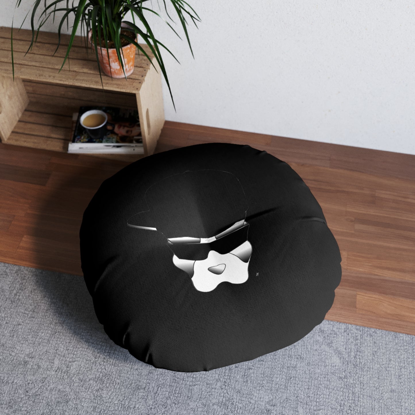 Driprime Streetwear DripDecor TM. Round Tufted Floor Pillow