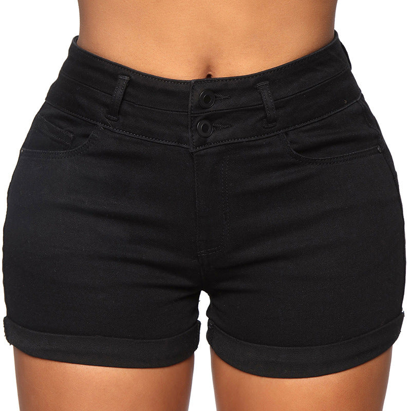 Driprime DimePiece TM. Slim-fit Stretch Hip-Lifting Denim Shorts (Women's)