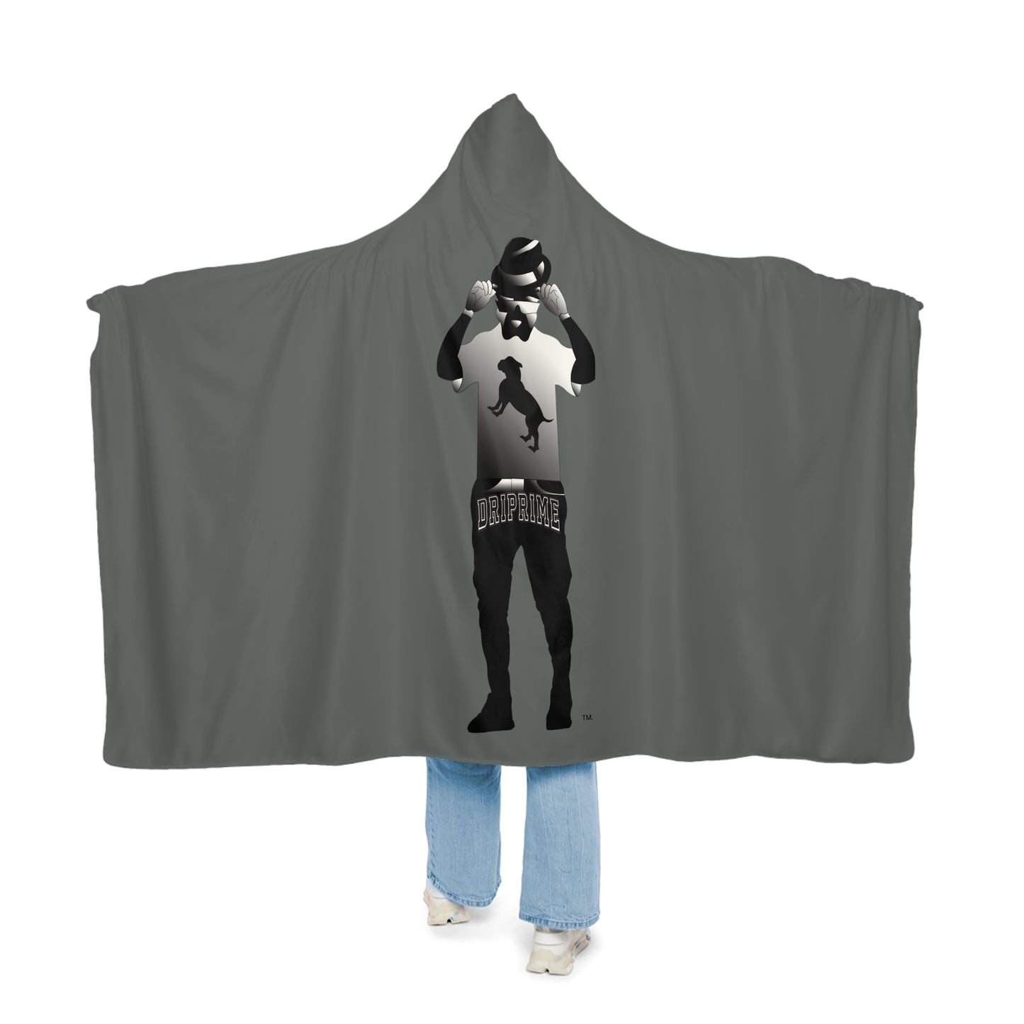 Driprime Streetwear Character TM. Hoodie Blanket (Men's)