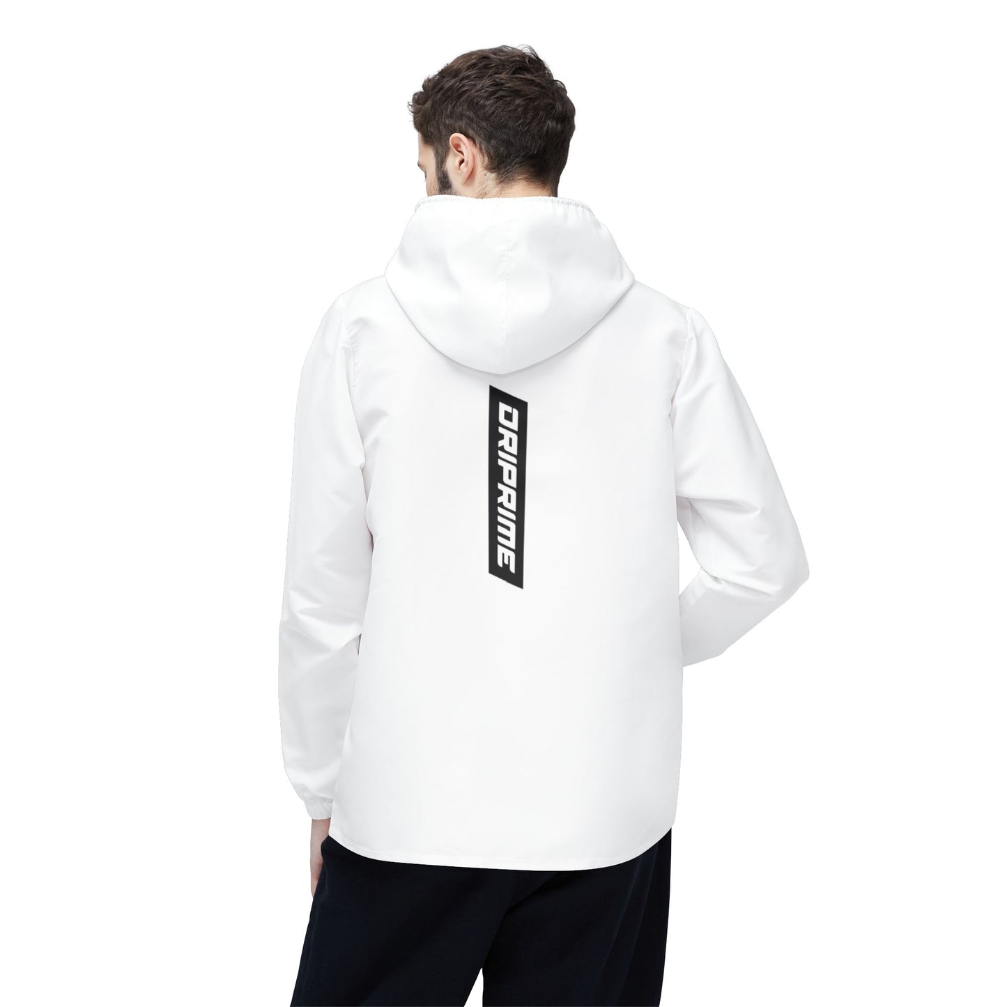 Driprime Streetwear Parallelogram TM. Windbreaker Hoodie (Men's)