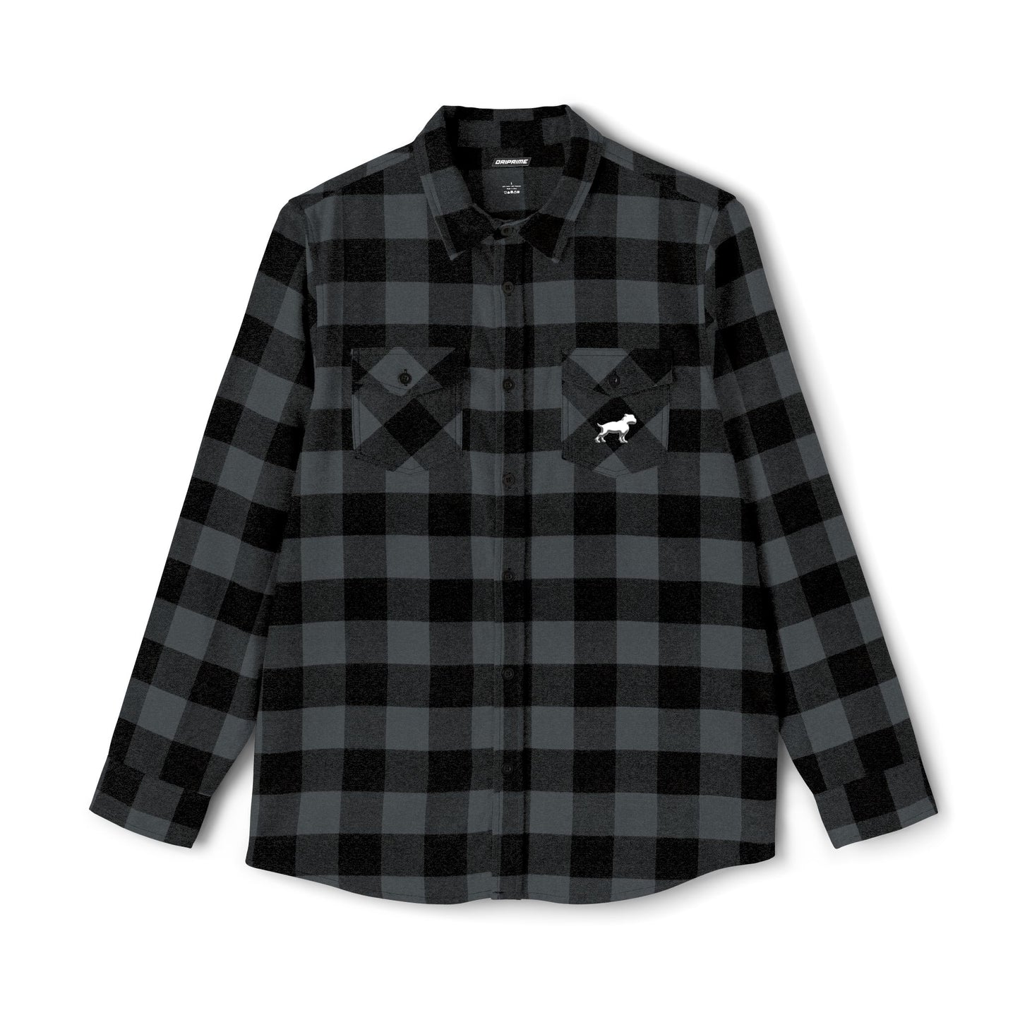 Driprime Streetwear Iconic Dog TM. Flannel Shirt (Men's)