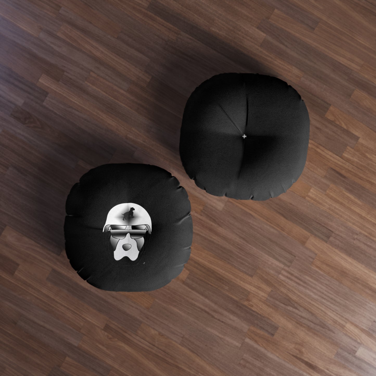 Driprime Streetwear DripDecor TM. SkateDogg TM. Round Tufted Floor Pillow