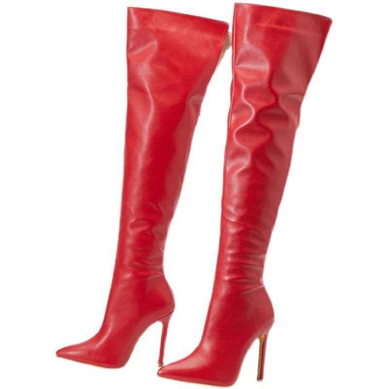 Driprime SuperModel Stiletto TM. Back Zipper (Over Knee Boots)