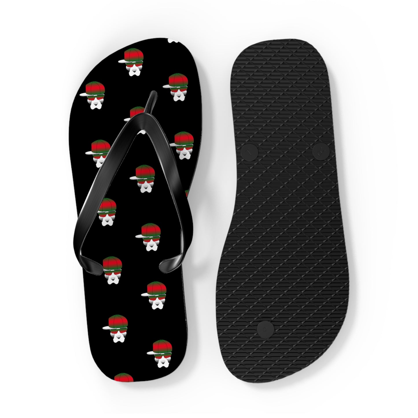 Driprime Streetwear Character Flip Flops (Men's)