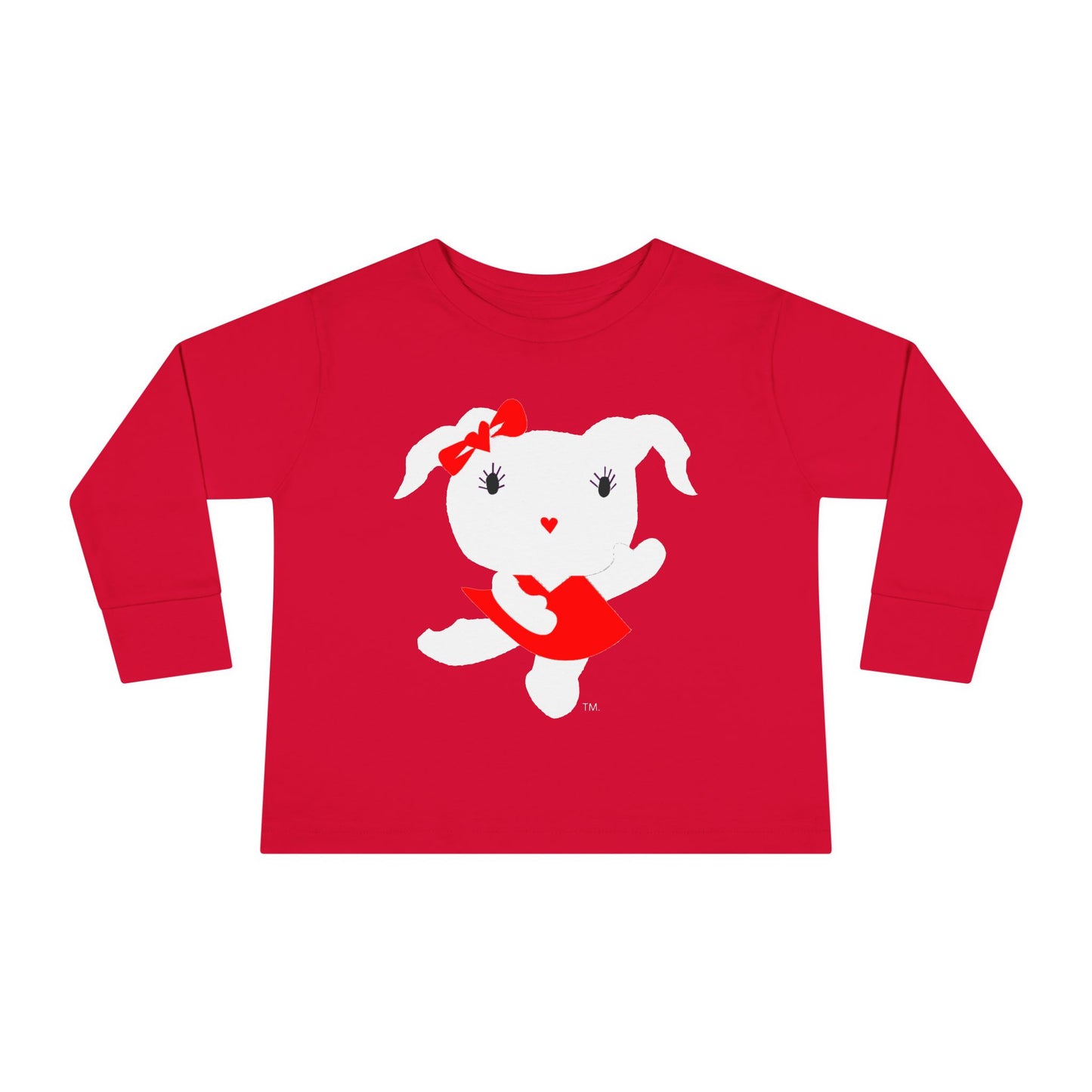 Driprime Toddler Cutie Pie TM. Character Long Sleeve Tee (Girls)