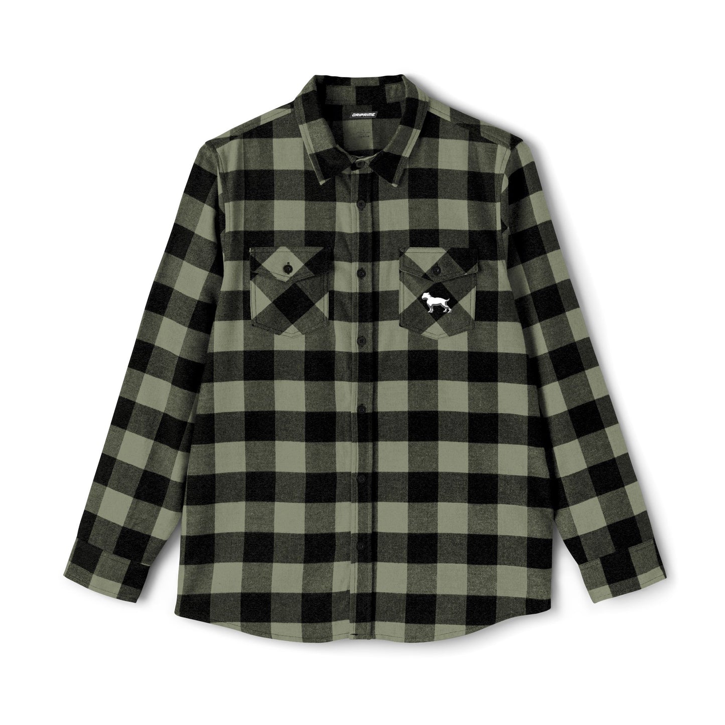 Driprime Streetwear Iconic Dog TM. Flannel Shirt (Men's)