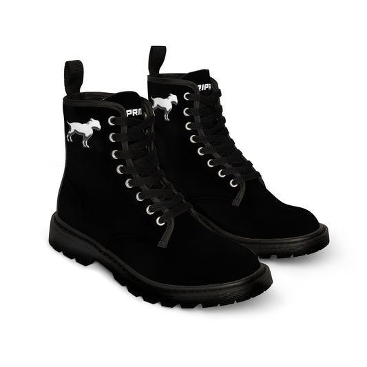 Driprime Streetwear Iconic Quadog TM. Canvas Boots